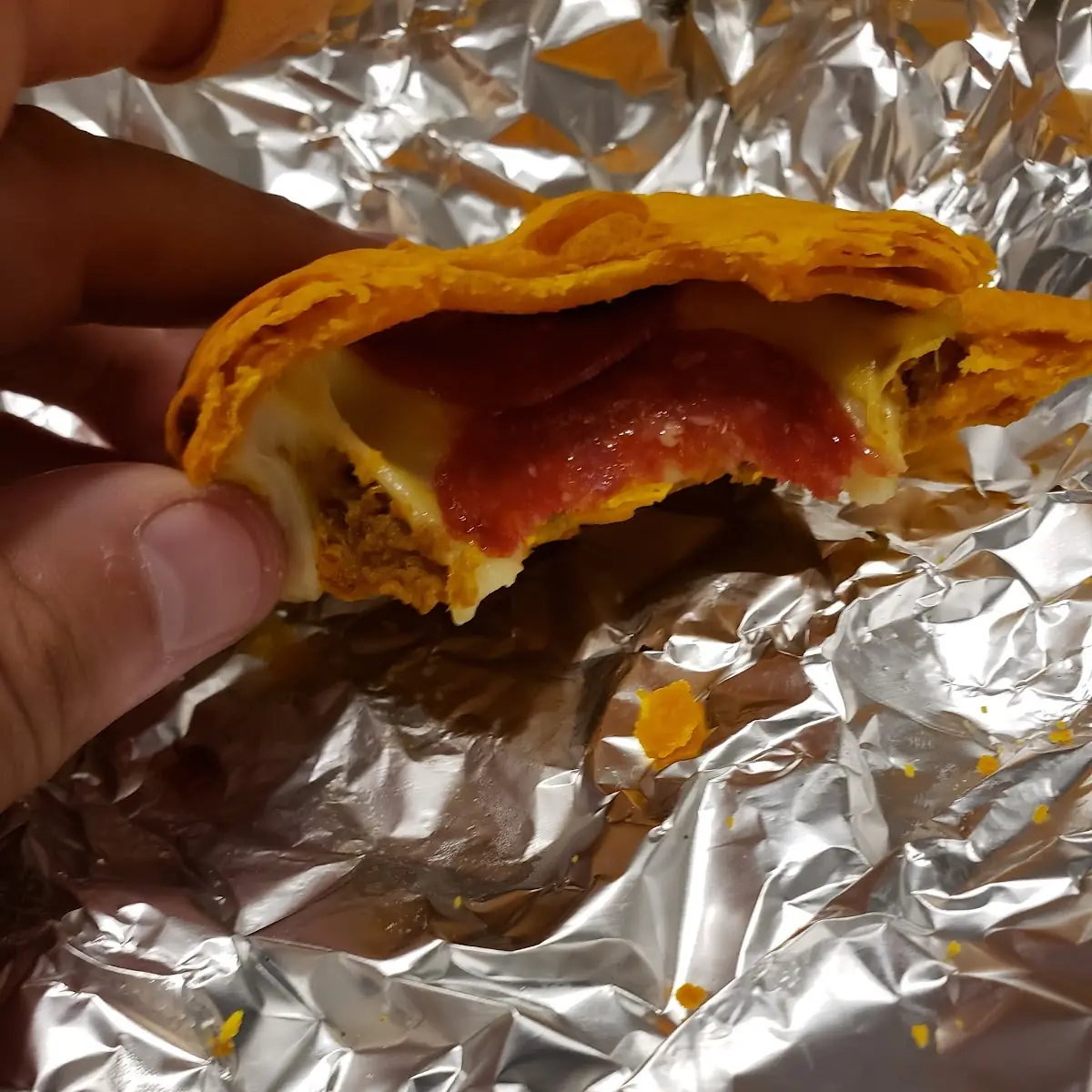 Pepperoni Pizza Empanada