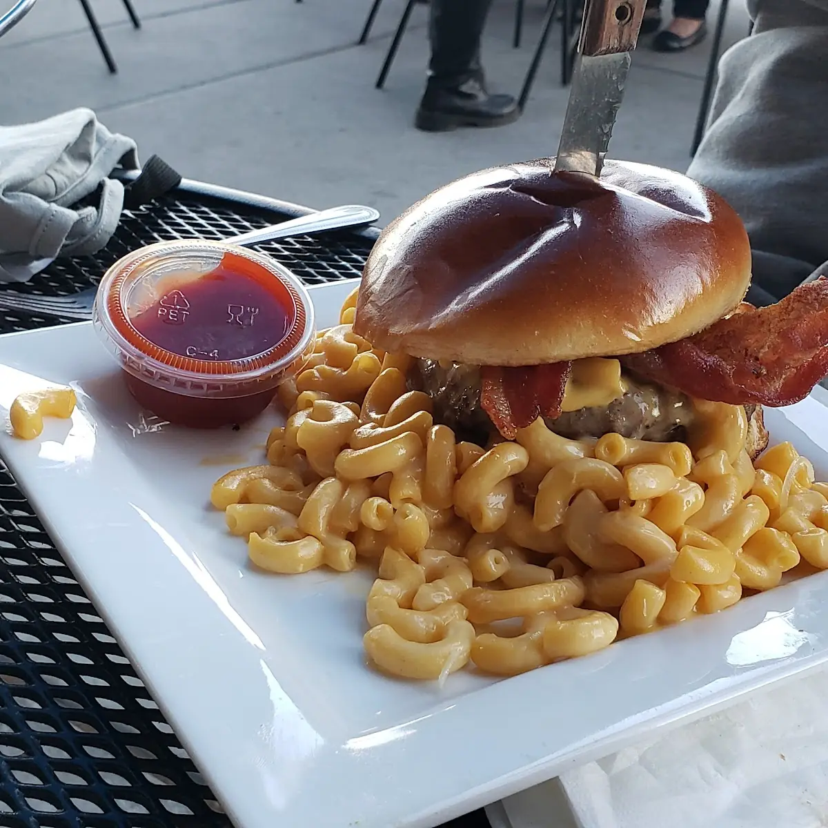 Mac and Cheese Burger