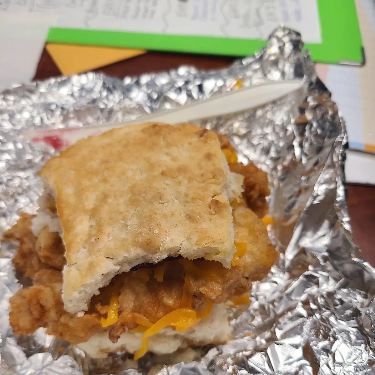 Chicken Biscuit with Cheese