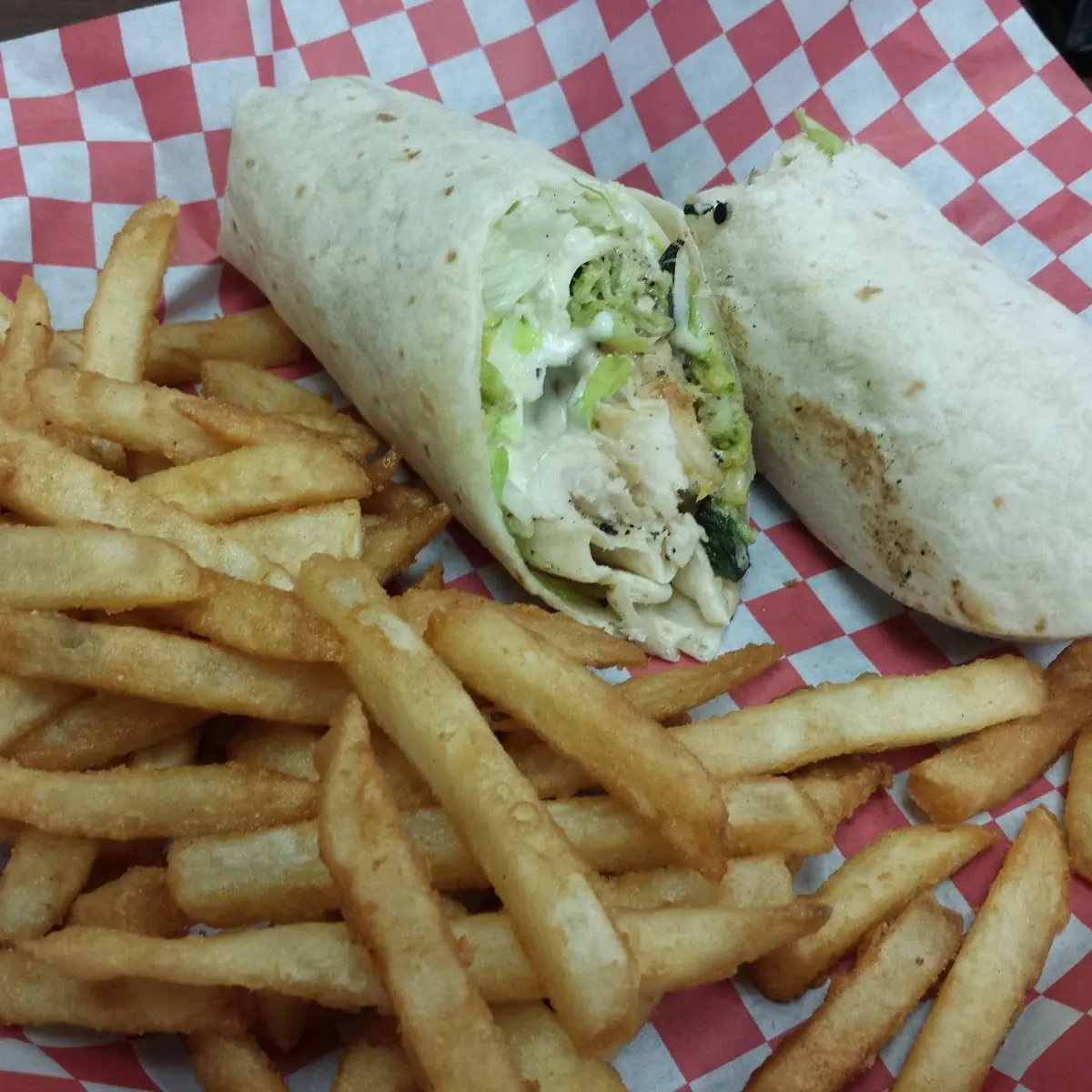 Chicken Broccoli Caesar Wrap