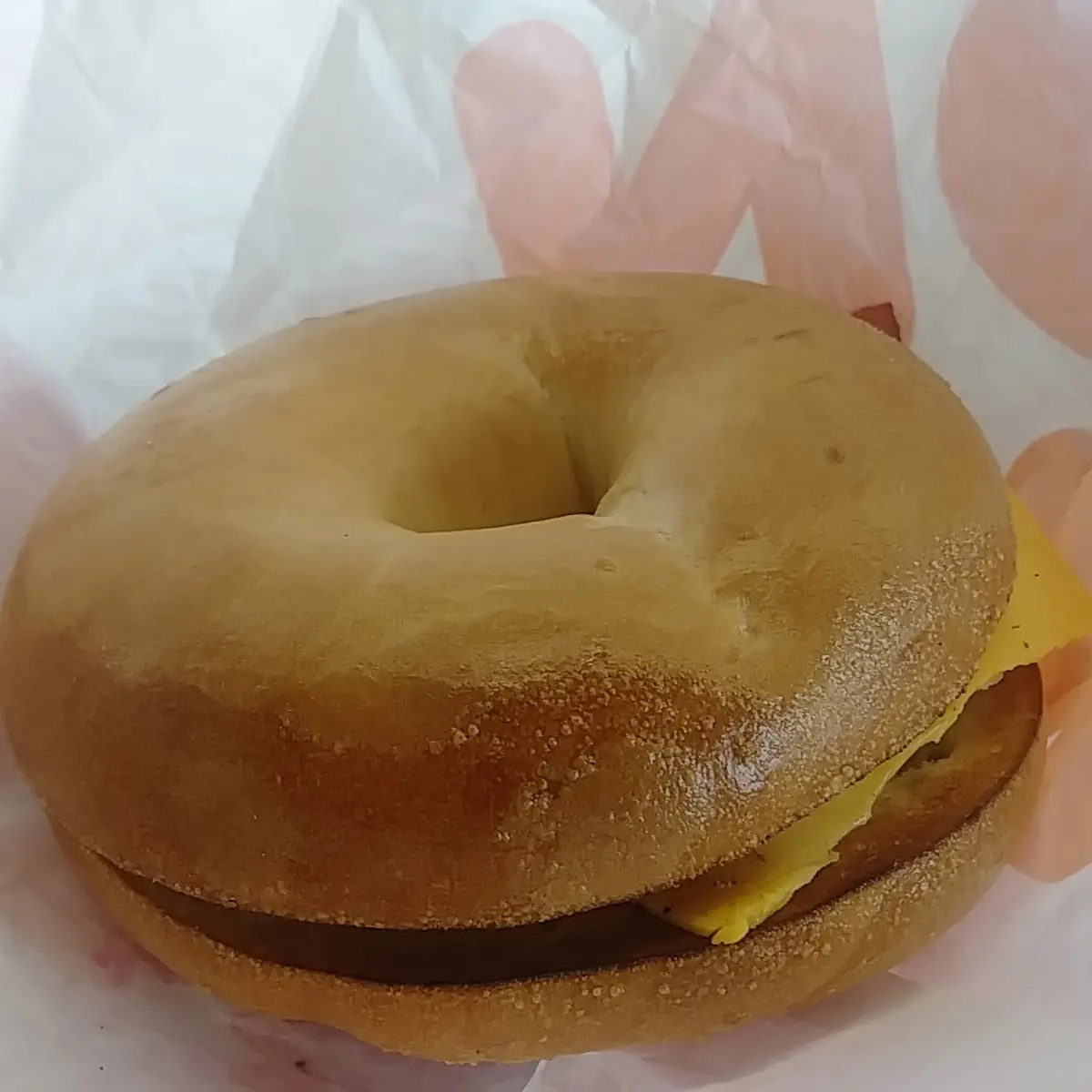 Egg Cheese and Bacon Bagels