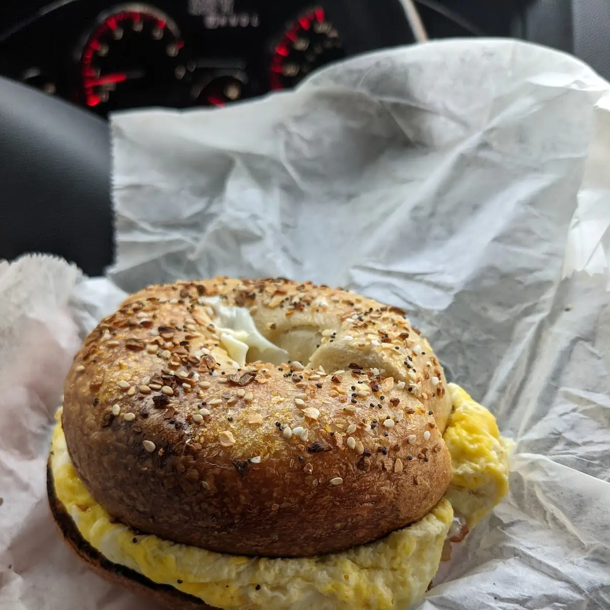 Sausage Egg and Cheese Bagel