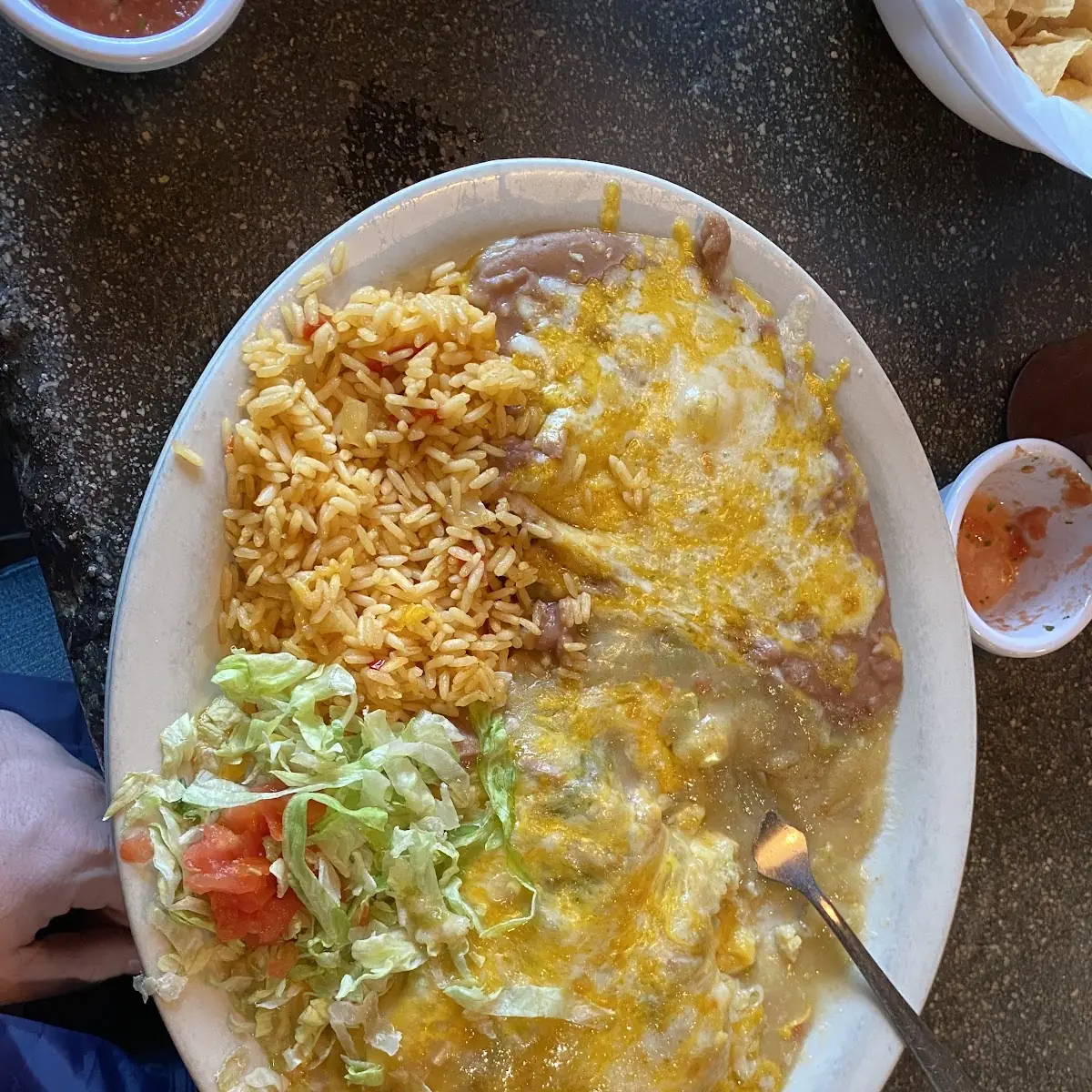 Cheese Enchiladas Verdes
