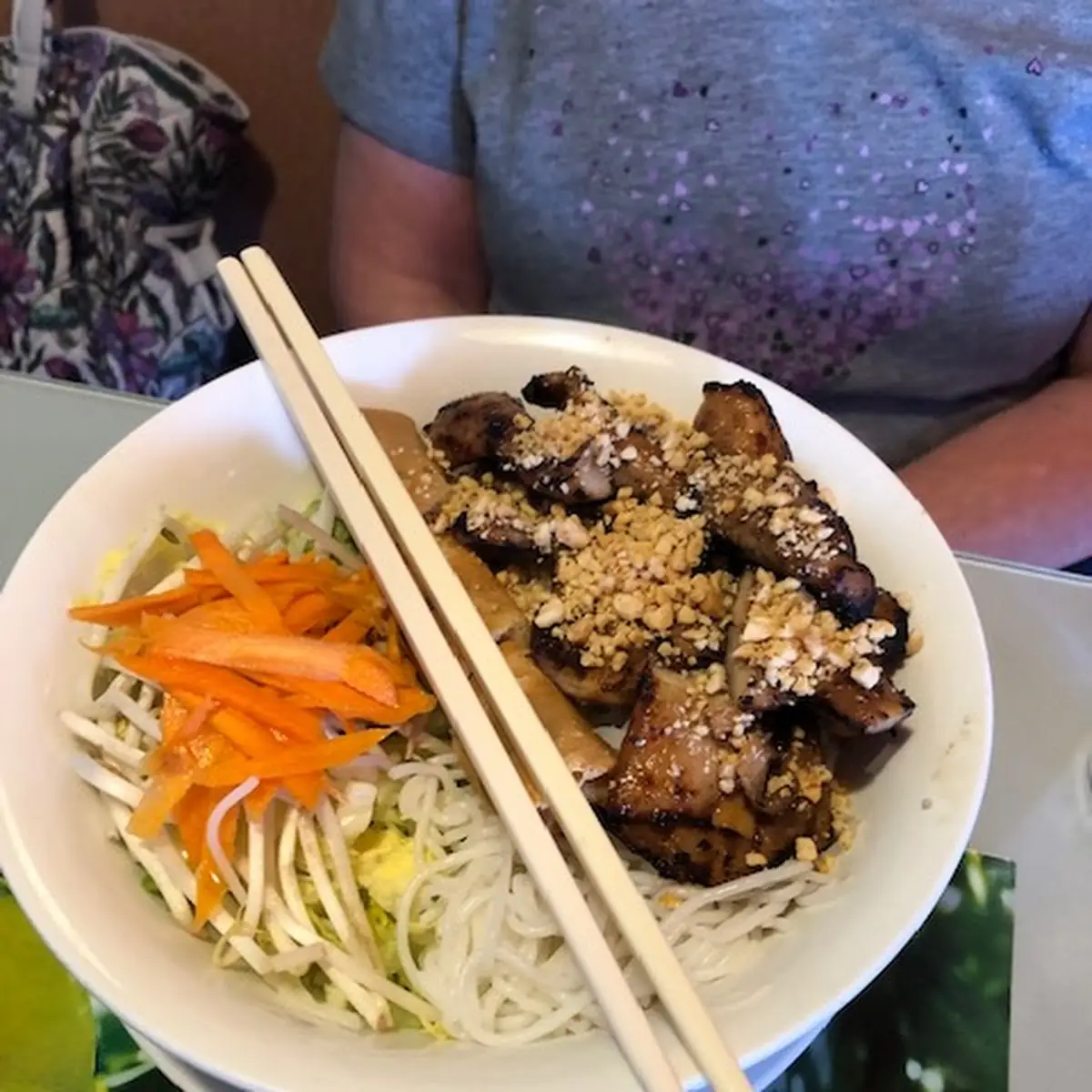 Vermicelli Egg Roll Chicken Salad