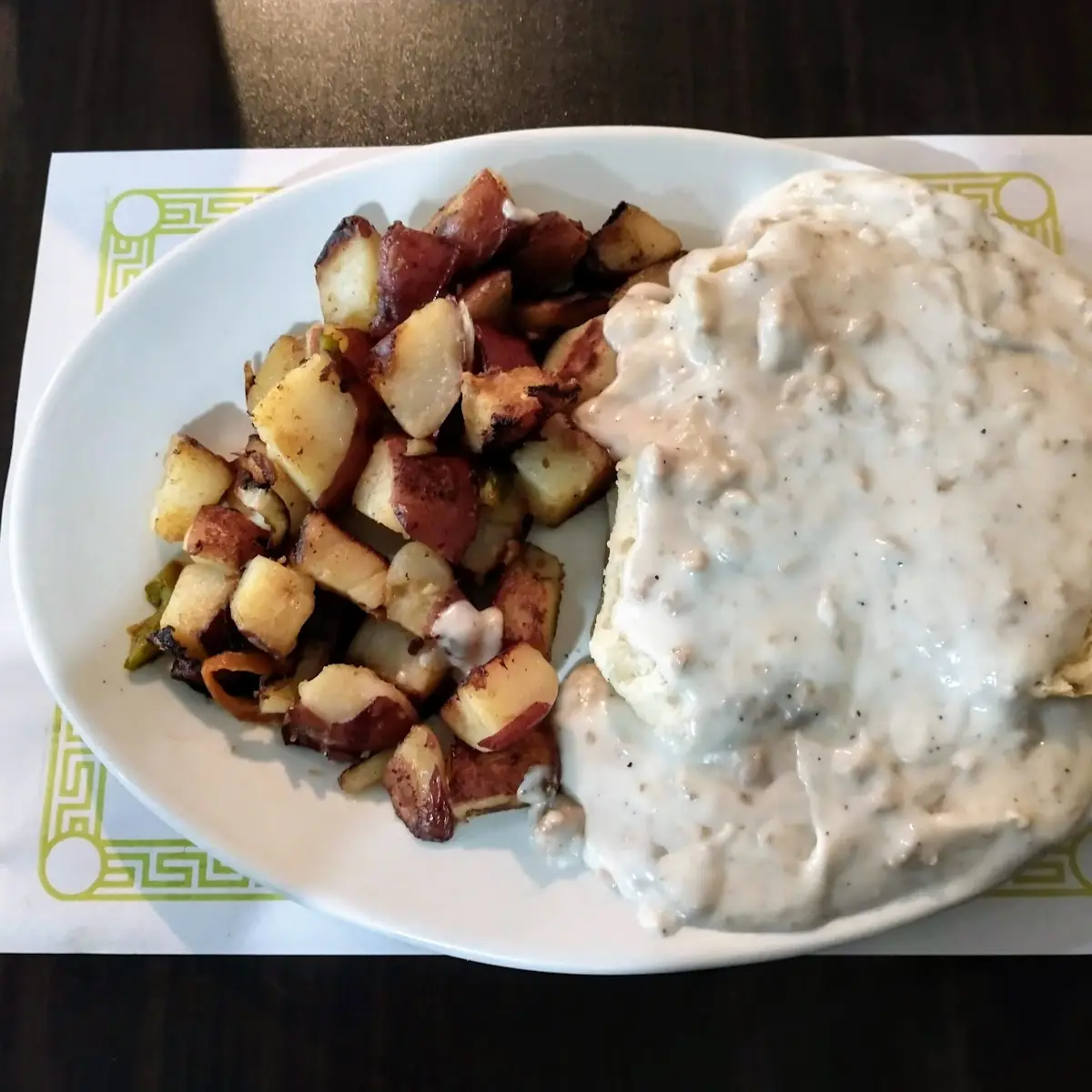 Sausage Gravy and Biscuits