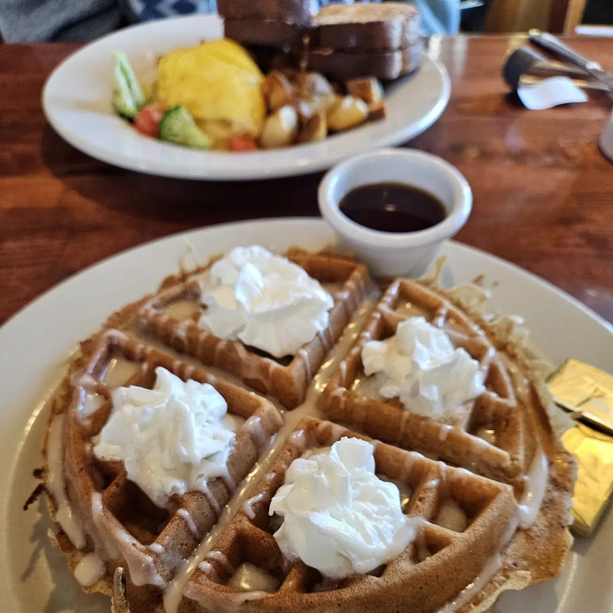Cinnamon Roll Waffle