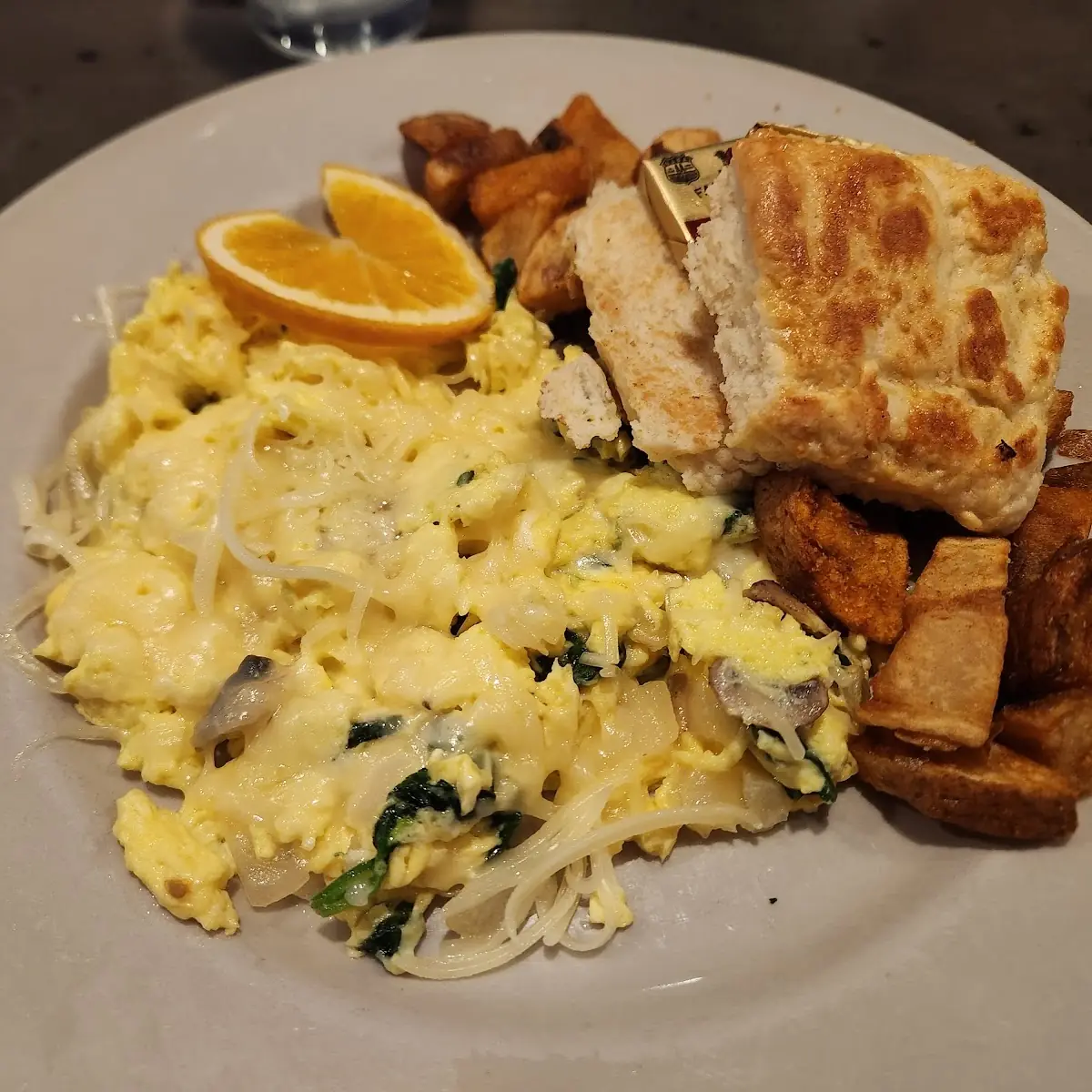 Spinach Omelette