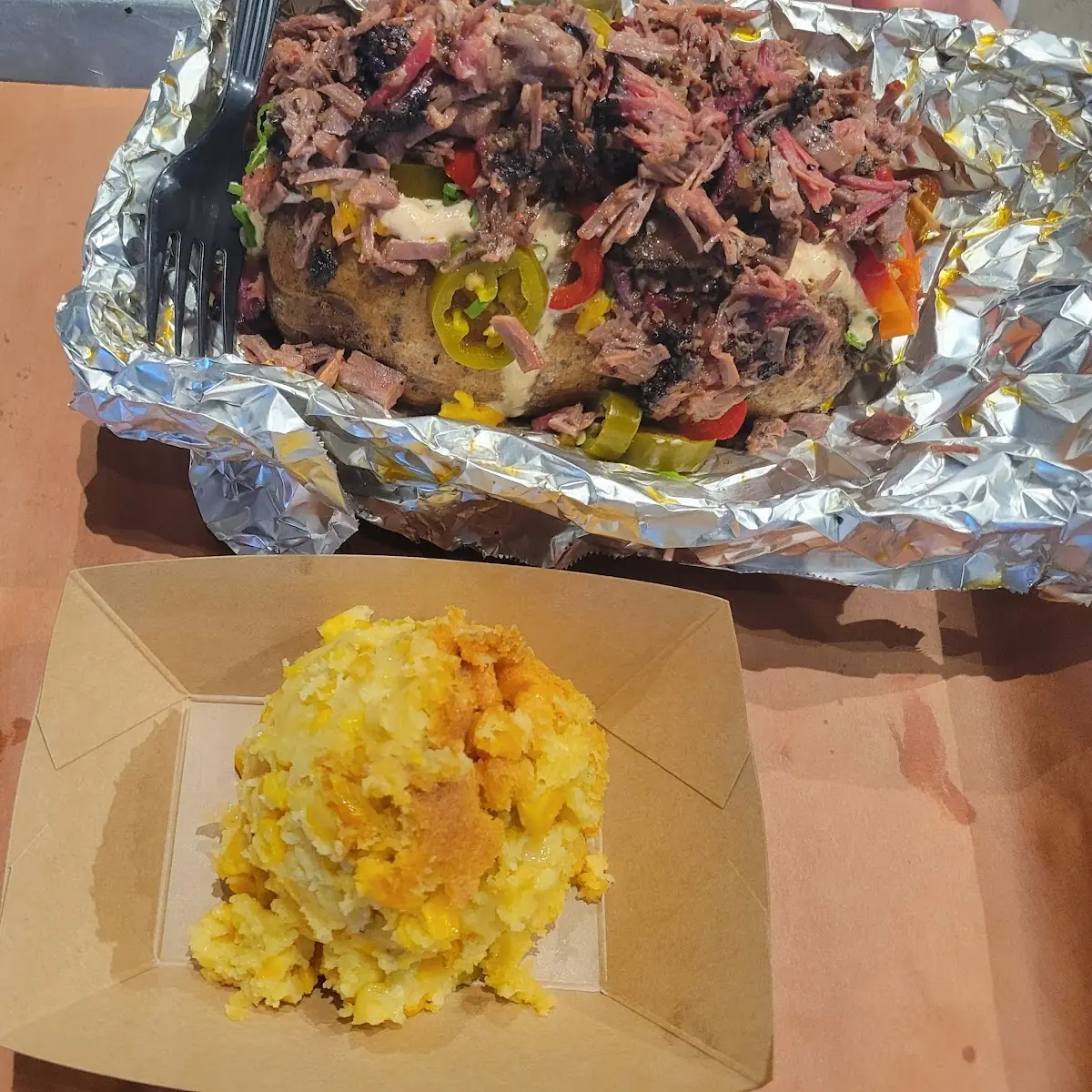 Baked Potato with Brisket
