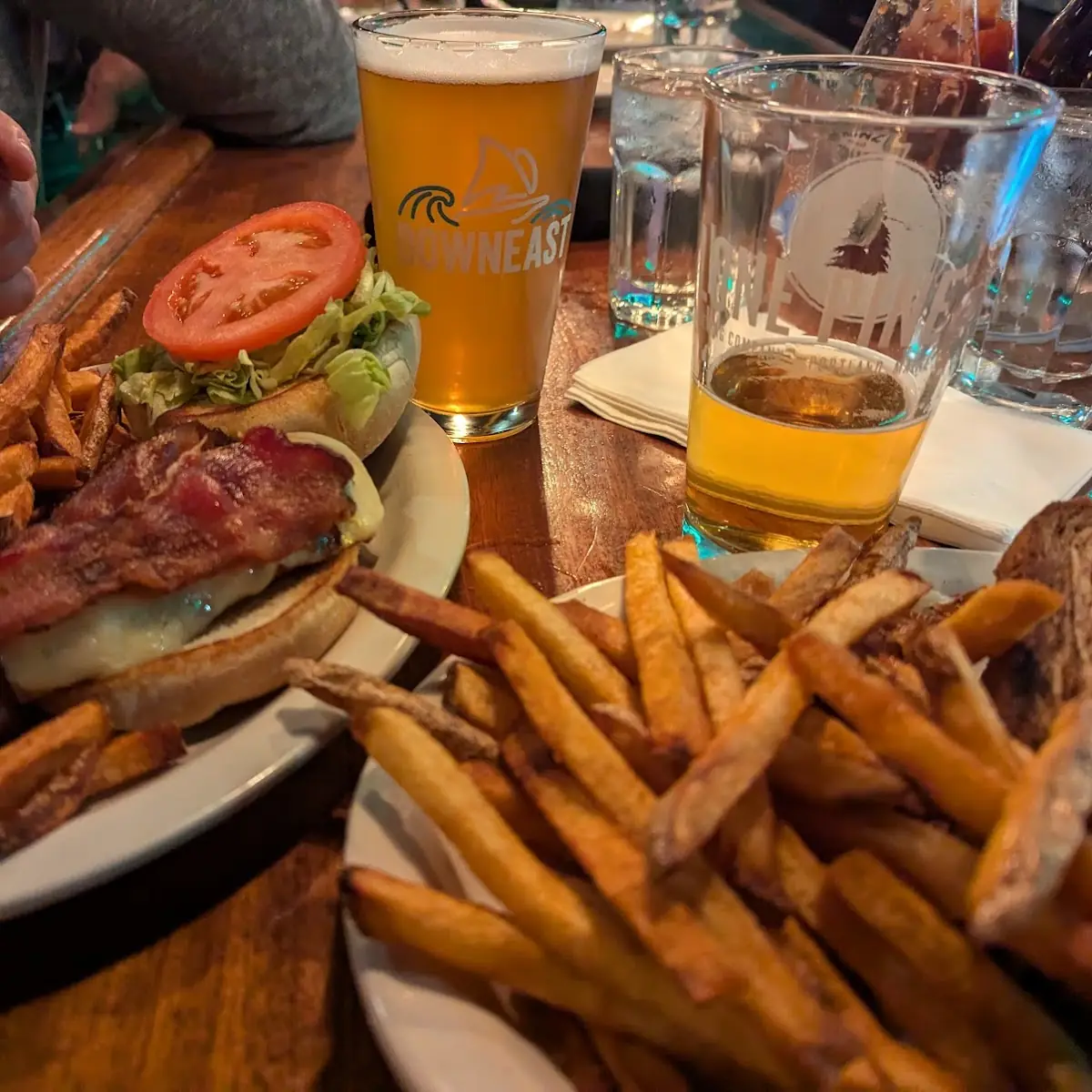 A Reuben and a Chicken Sandwich