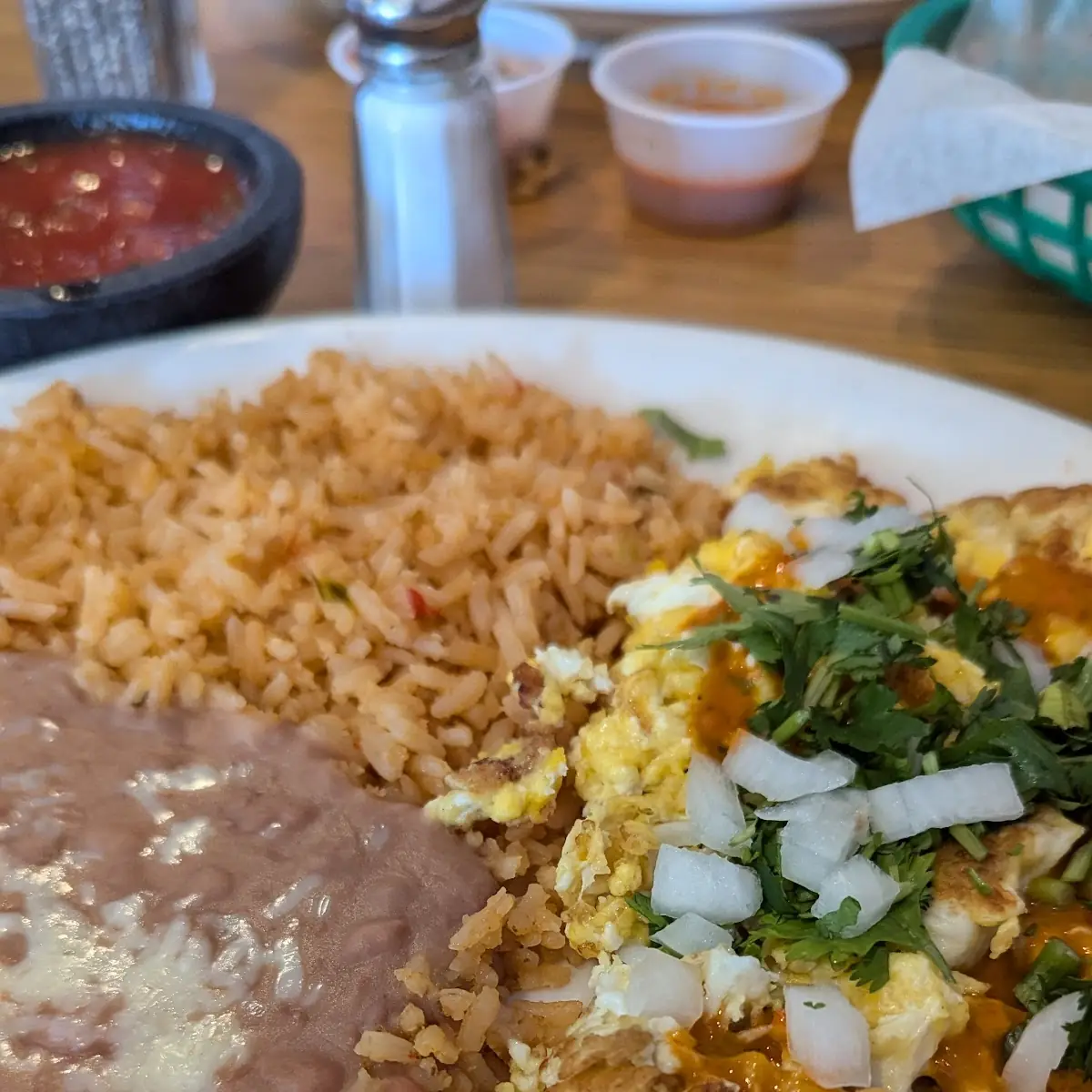 Rice and Refried Beans