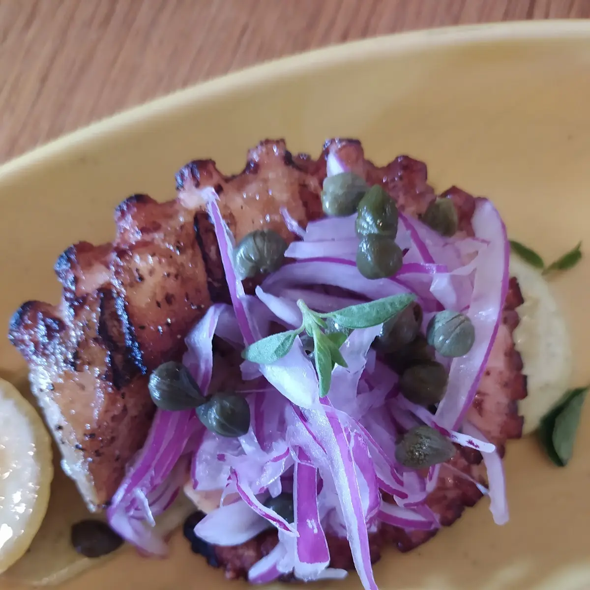 Oak Grilled Octopus