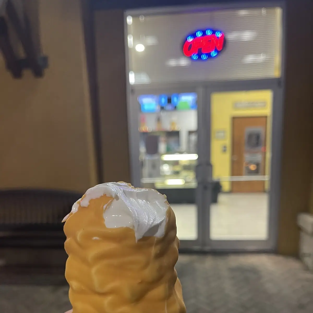 Butterscotch Dipped Soft Serve