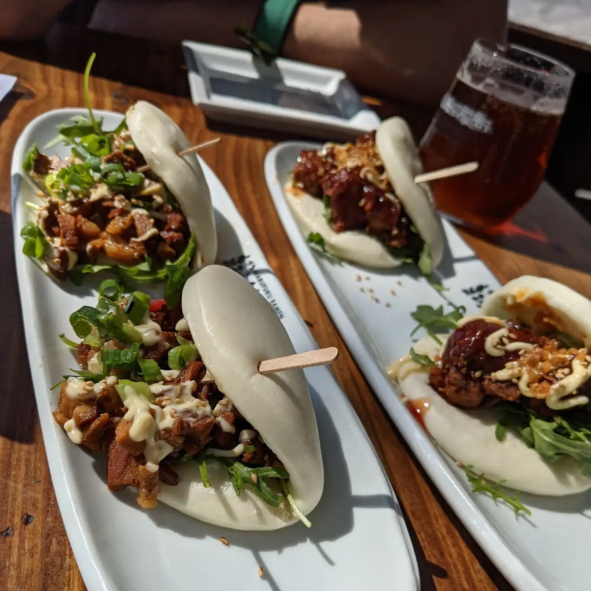 Shrimp Tempura Buns Yuzu Mayo Sauce