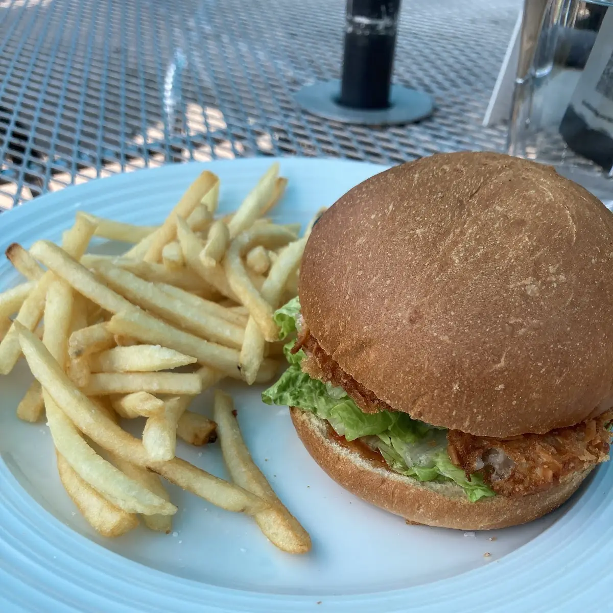 Crispy Coconut Shrimp Sandwich