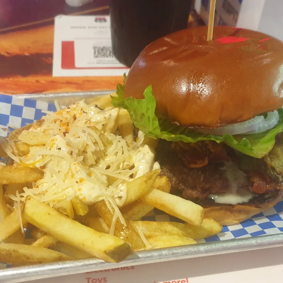Burger and Fries