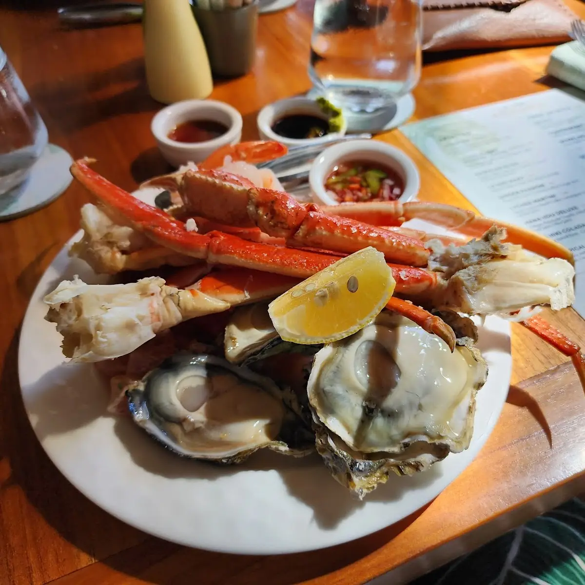 Seafood Platter with Crab and Lobster