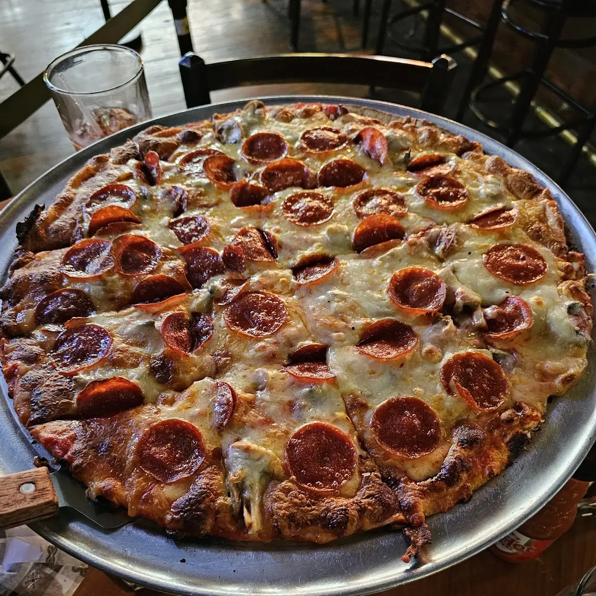 Pepperoni and Mushroom Pizza