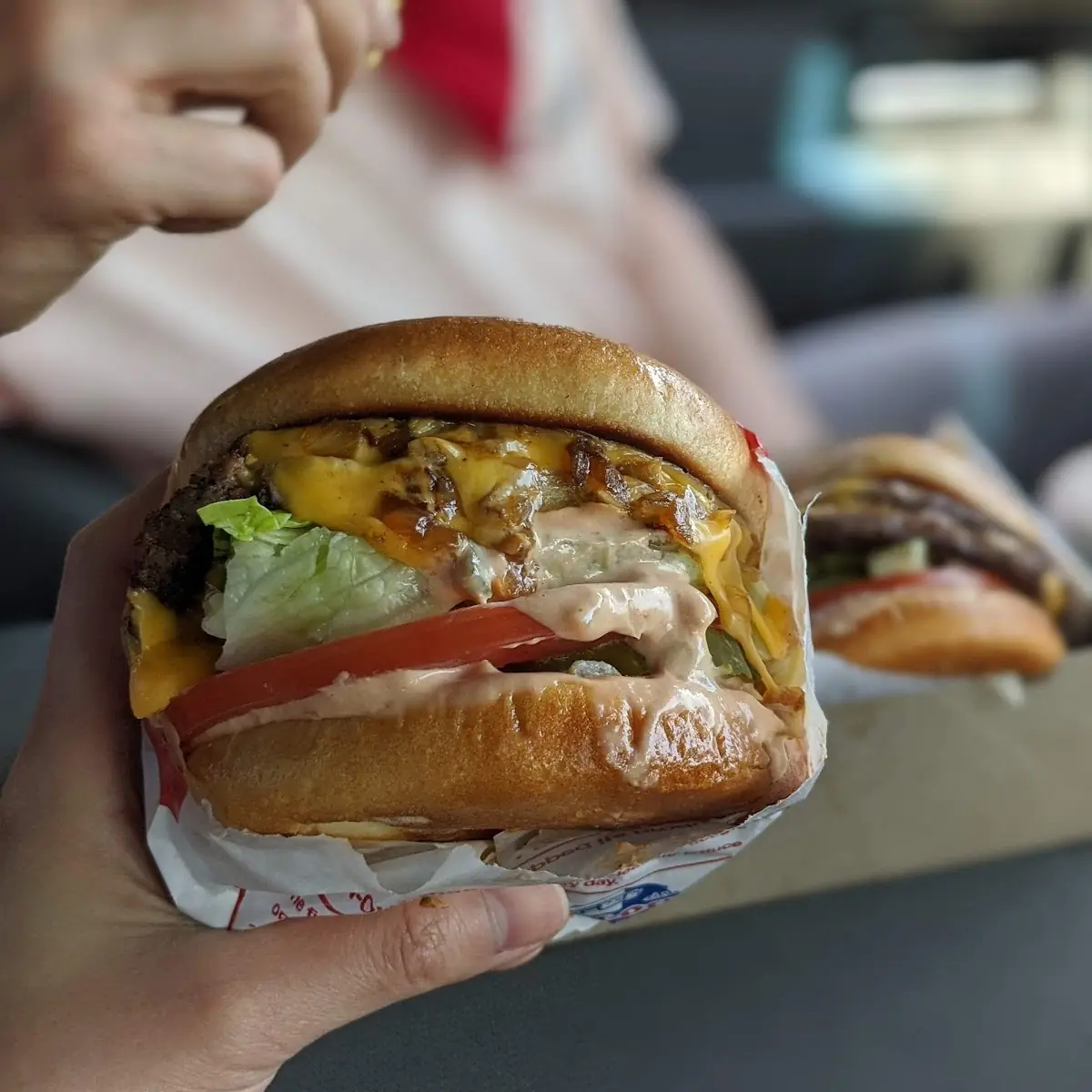 Double Double Animal Style Cheese Burger