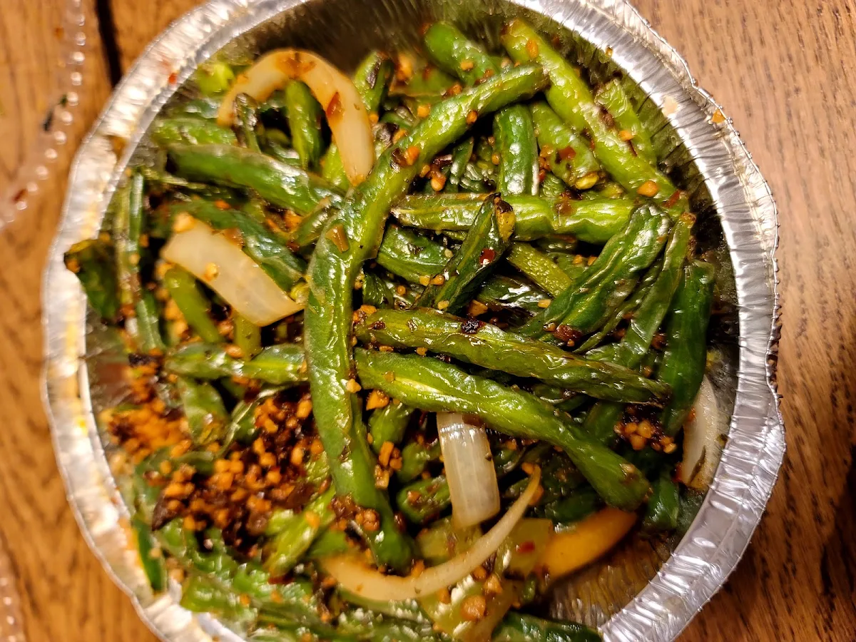 Szechuan Dry-Fried String Green Beans