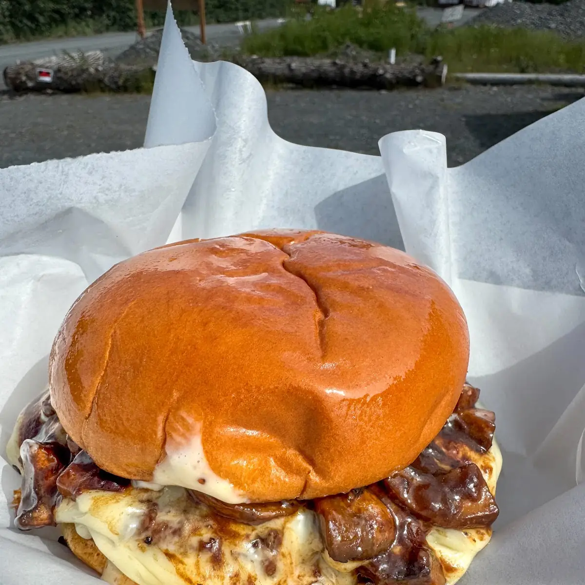 Mushroom Swiss Burger
