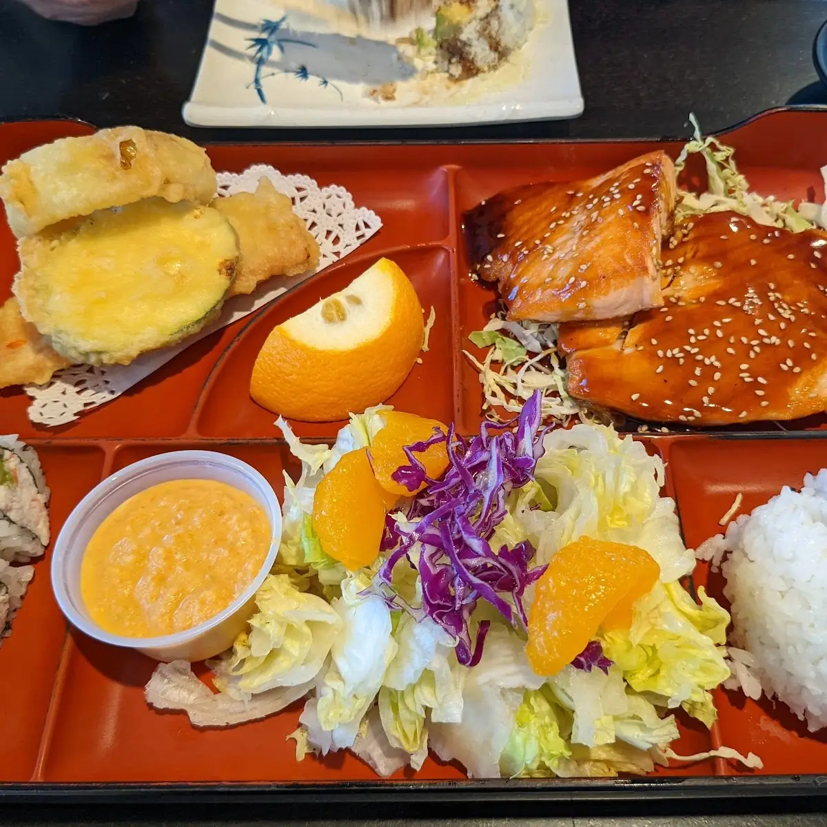 Teriyaki Salmon Bento