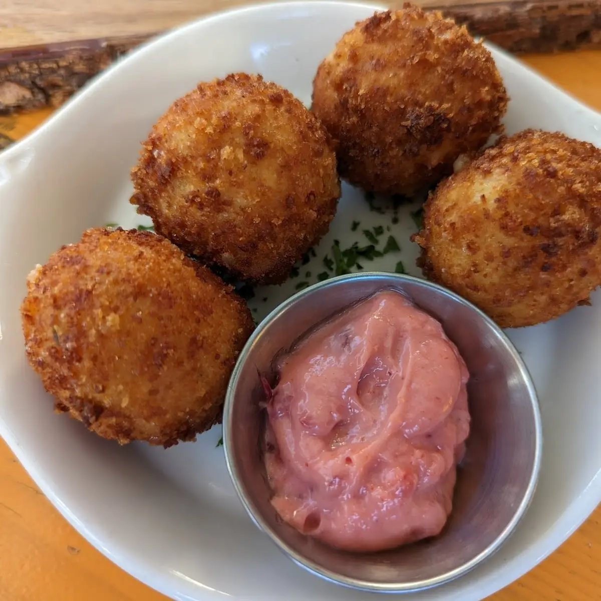 Bacon Wrapped Spätzle Cheese Croquettes