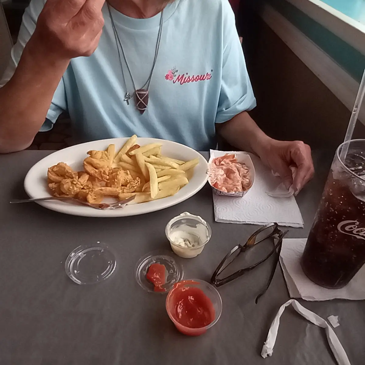 Fried Shrimp and Fries