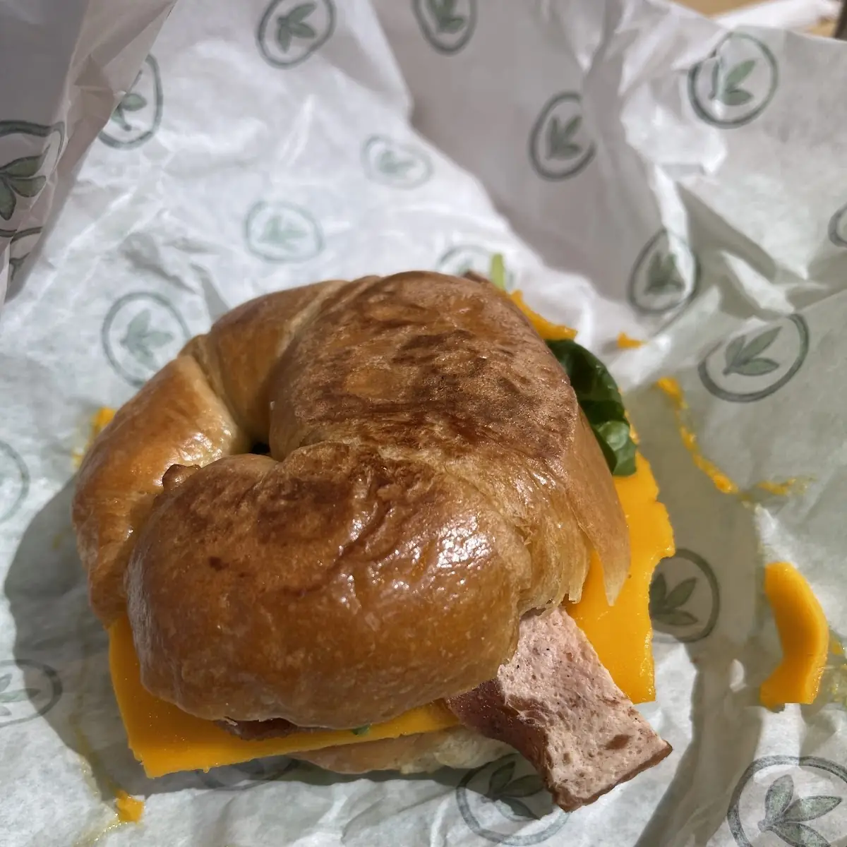 'Bacon Egg & Cheese' Croissant