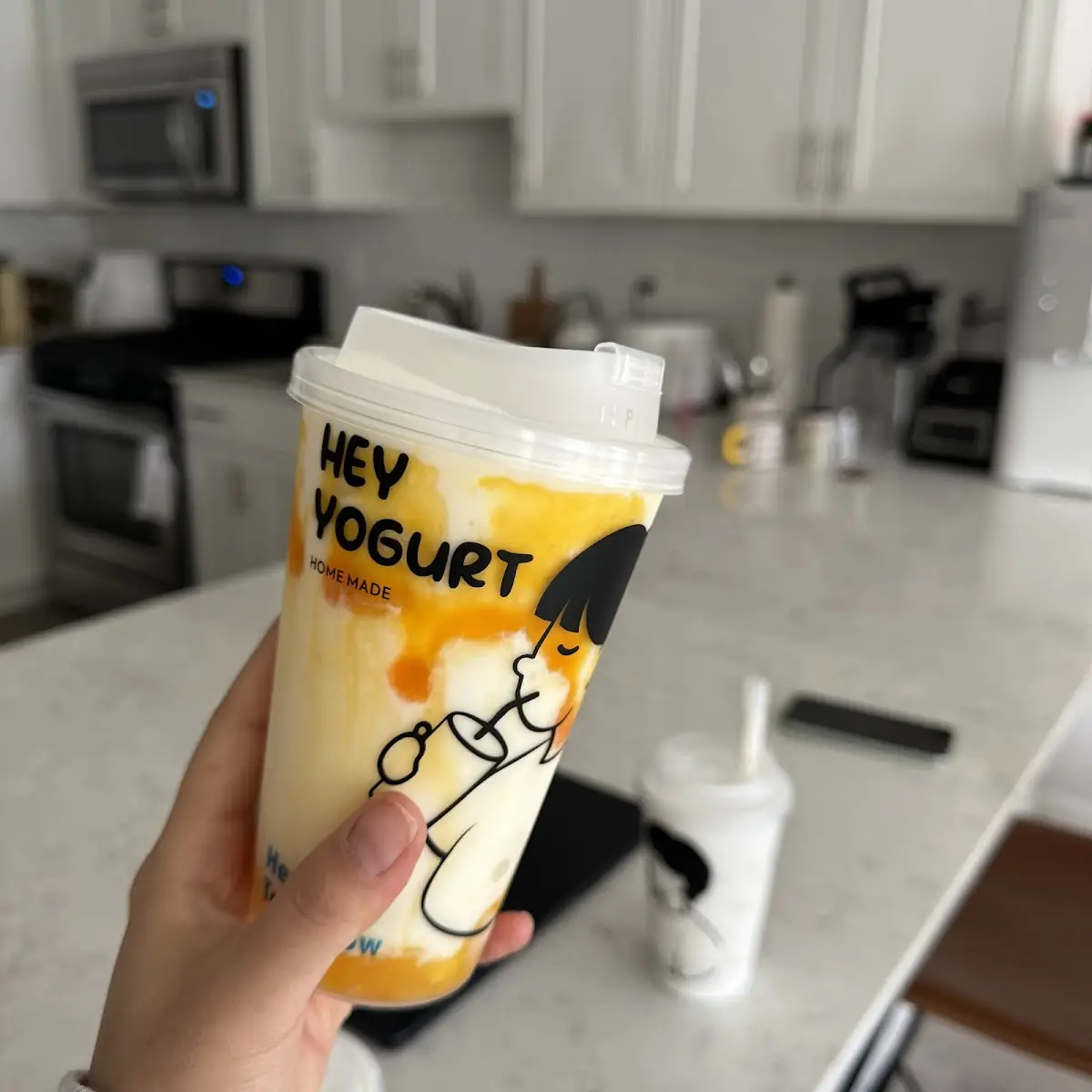 Strawberry Mango Yogurt Drink