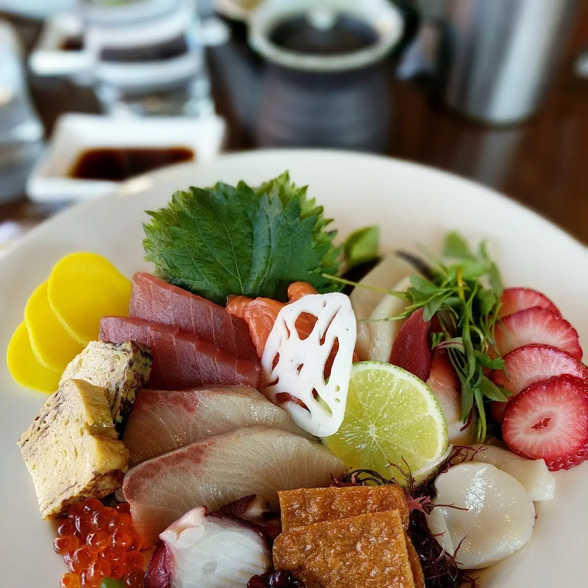 Smoked Salmon Sashimi