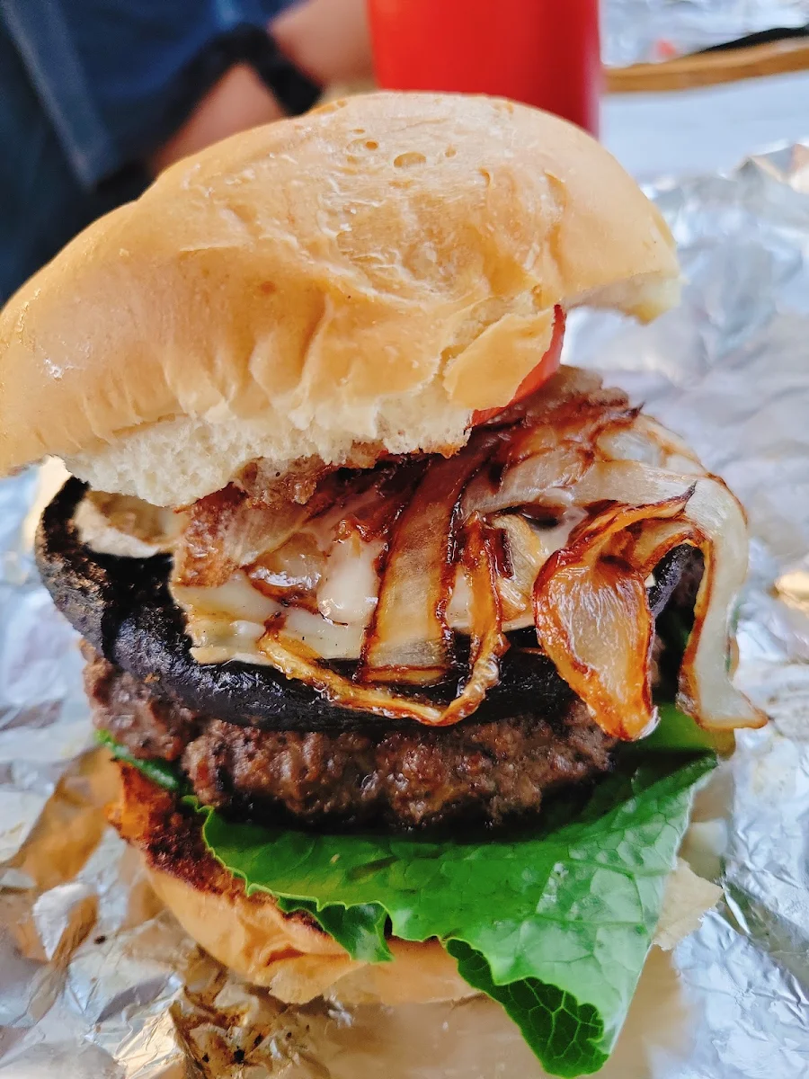 House Made Beef Burger with Portobello Mushroom