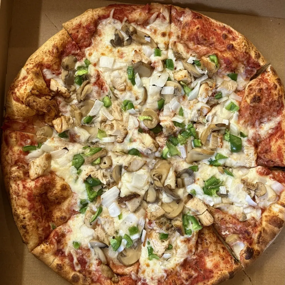 Philly Chicken Pizza