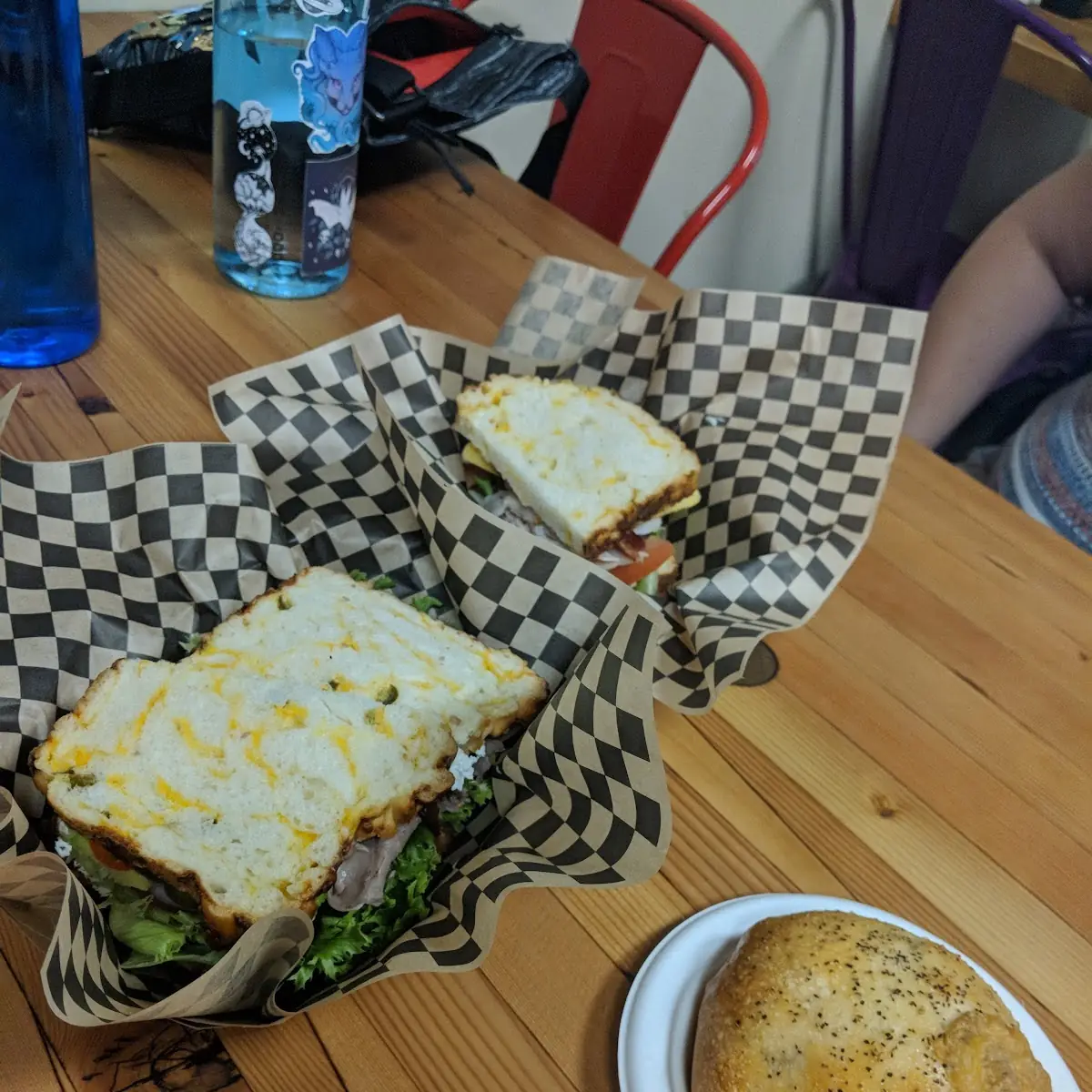 Meat Jagger with Jalapeno Cheese Bread