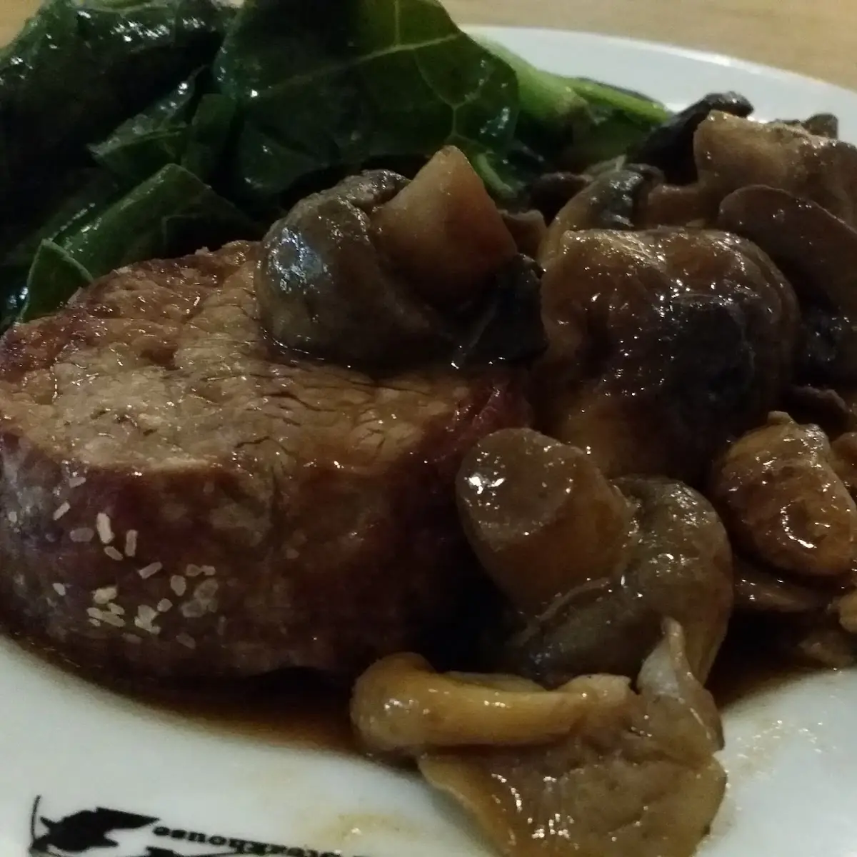 Balsamic Mushrooms and Spinach