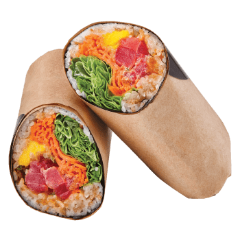 Salmon & Tuna Burrito
