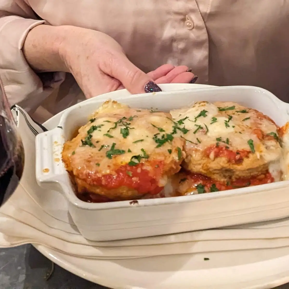 Eggplant Parmesan Marinara Béchamel