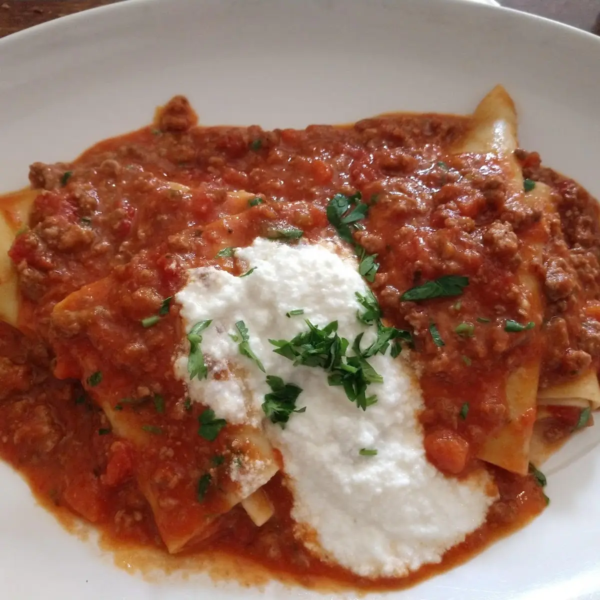 Fazzoletti Bolognese House Made Ricotta
