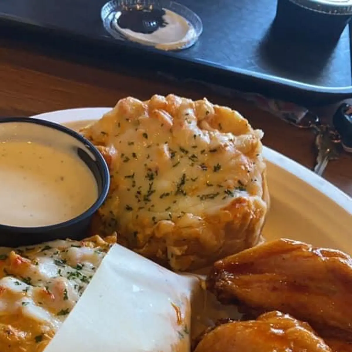Cajun Crawfish Bread with Chicken Wings