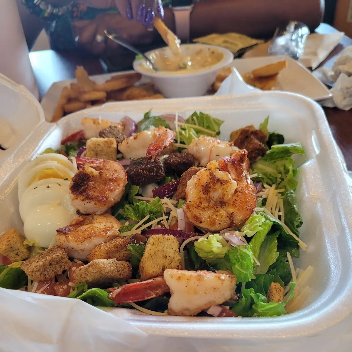 Grilled Shrimp Salad