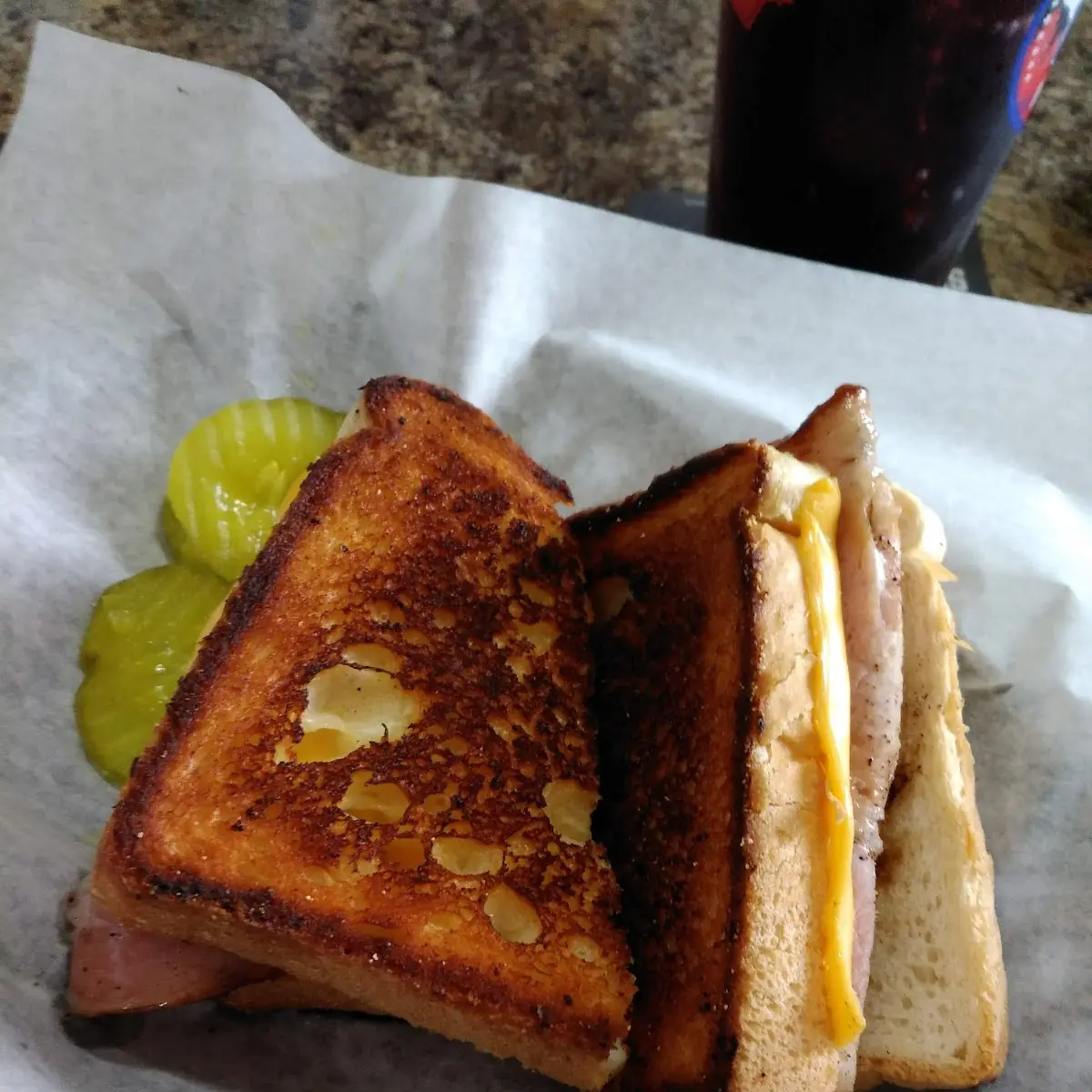 Grilled Ham and Cheese on Texas Toast