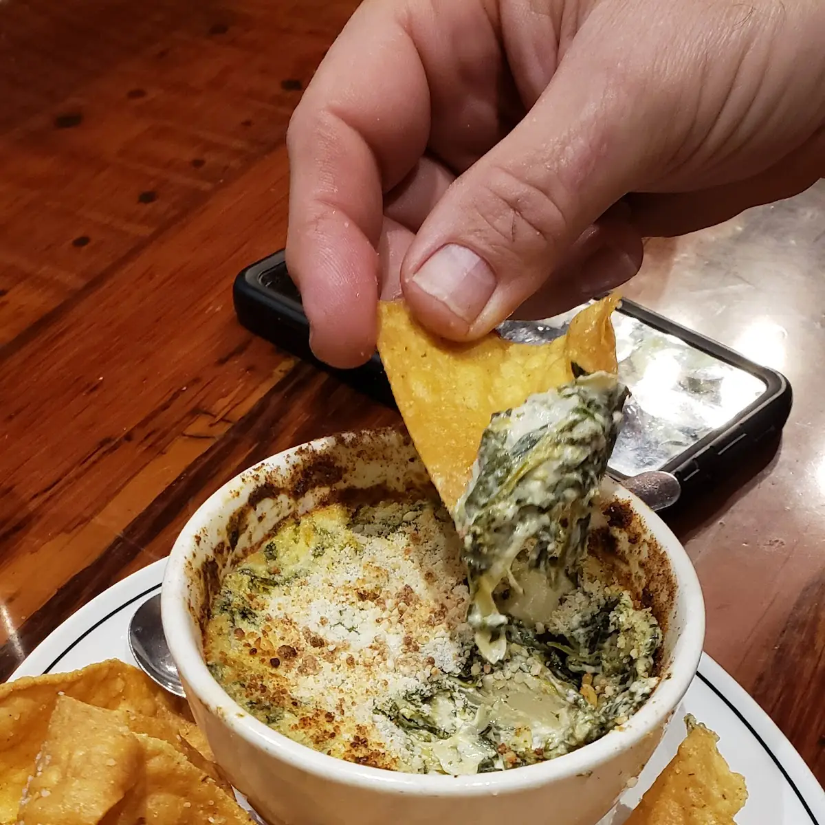 Smokey Spinach & Artichoke Dip