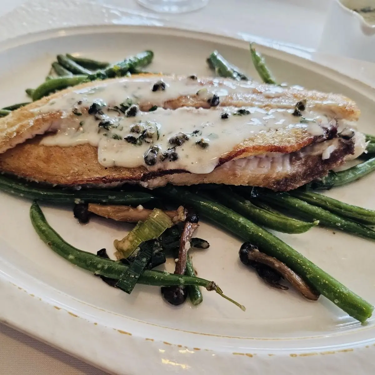 Pan Seared Sea Bass
