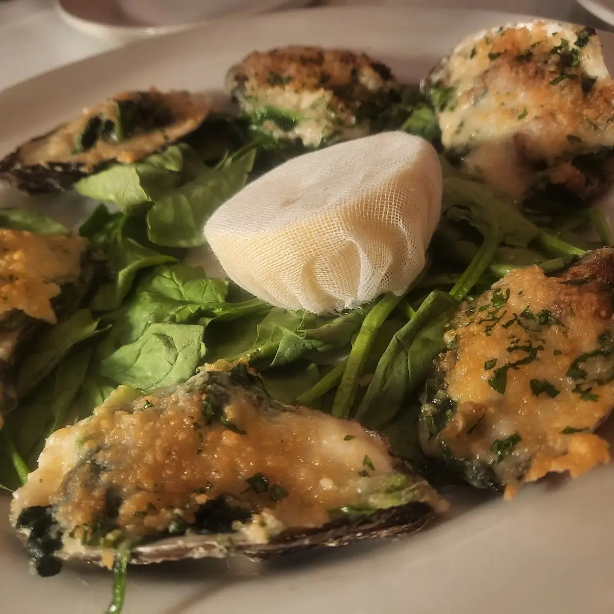 Oysters Rockefeller