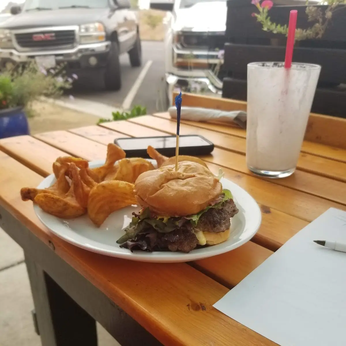 Kids Cheeseburger and Fries