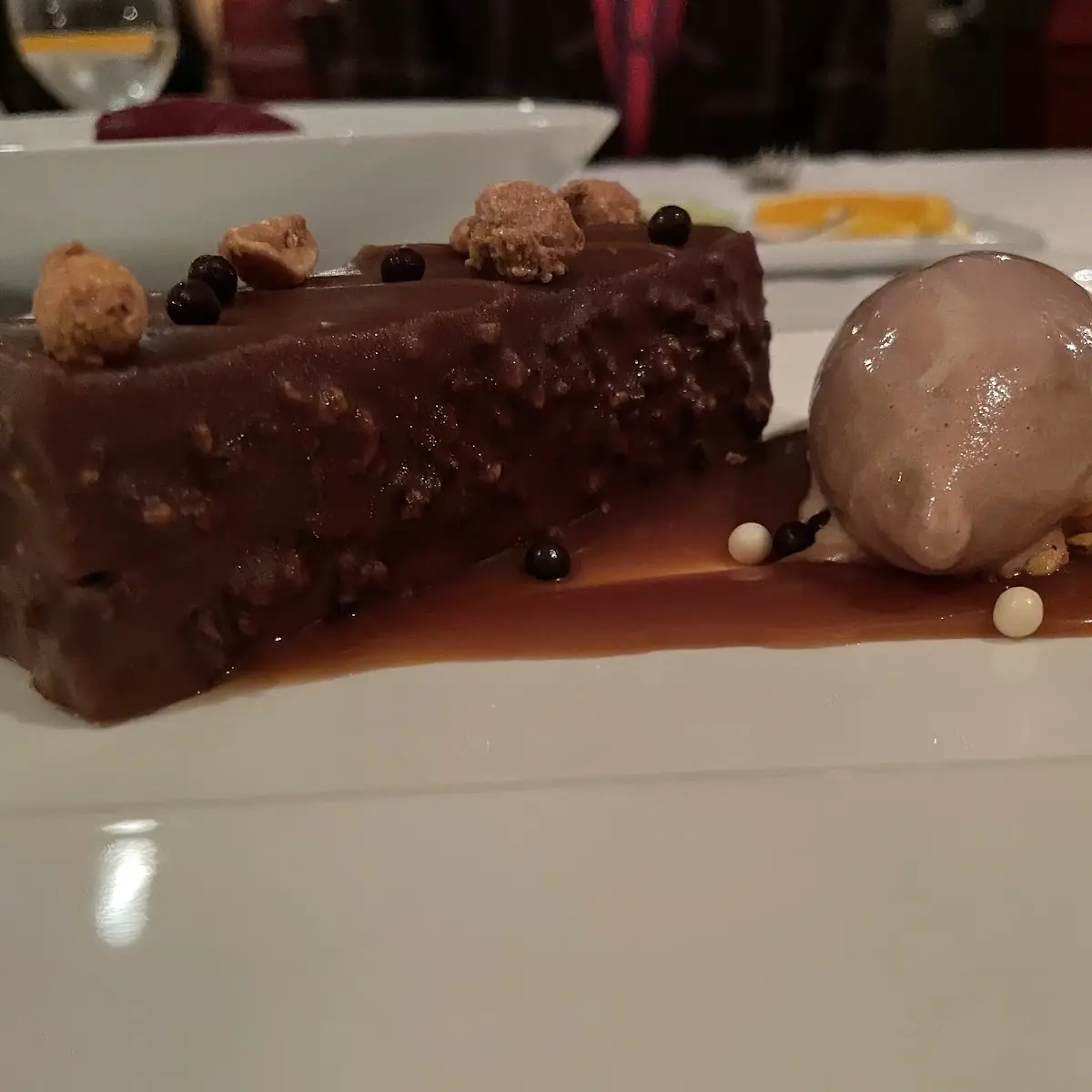Coffee Gelato and Dark Chocolate Brandy