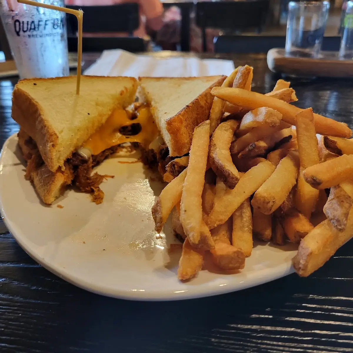 Pulled Pork Grilled Cheese