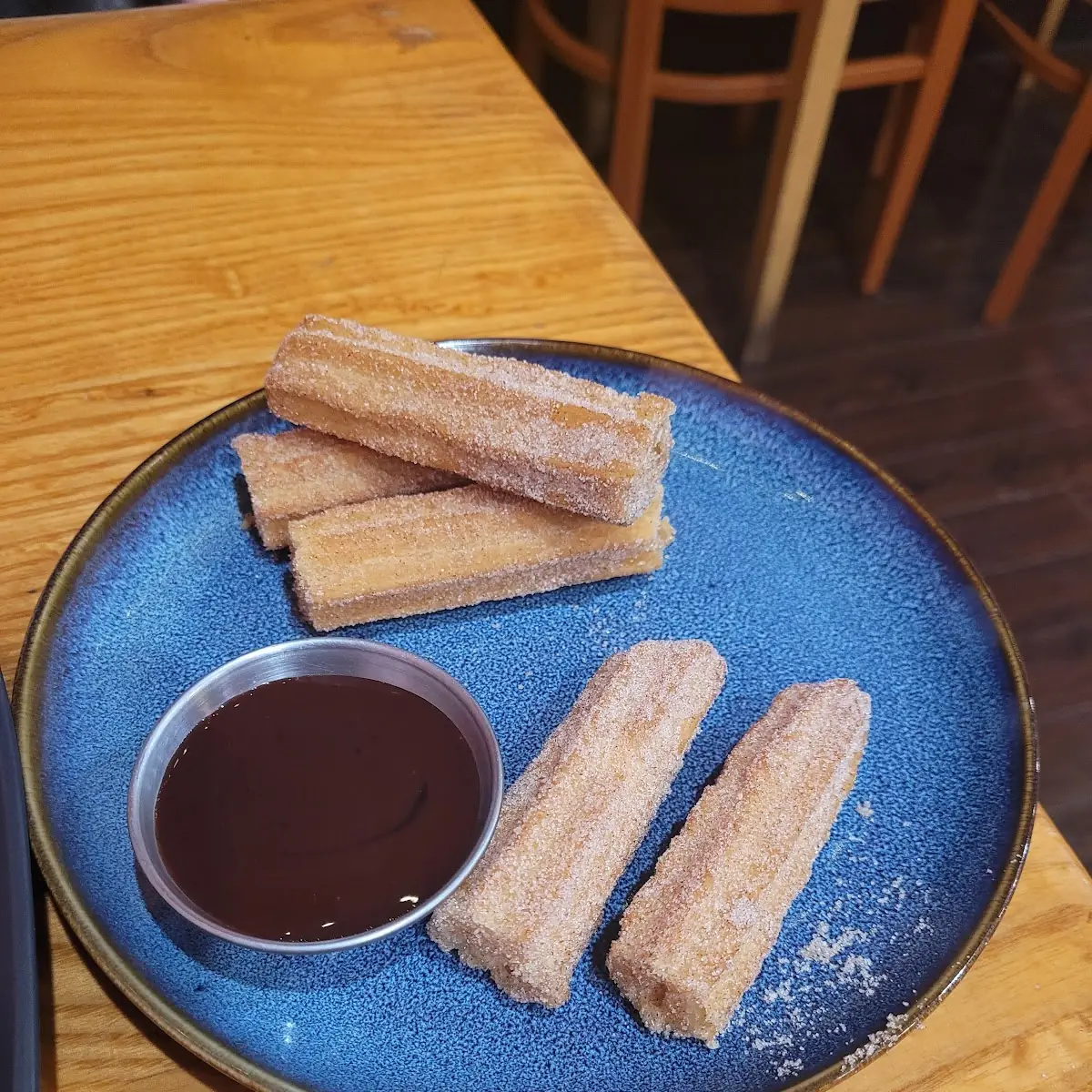 Churros with a Cream Filling