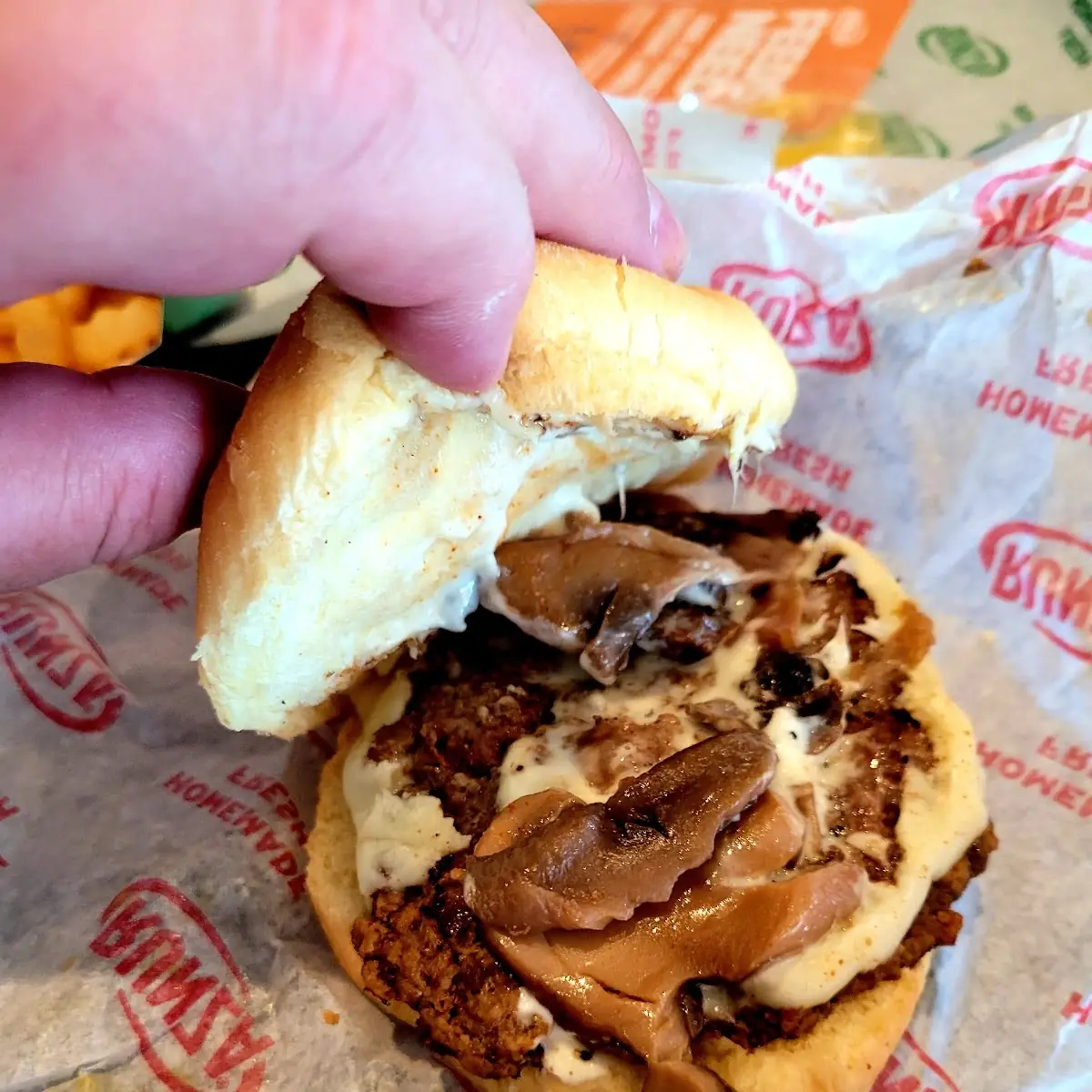 Mushroom Swiss Burger