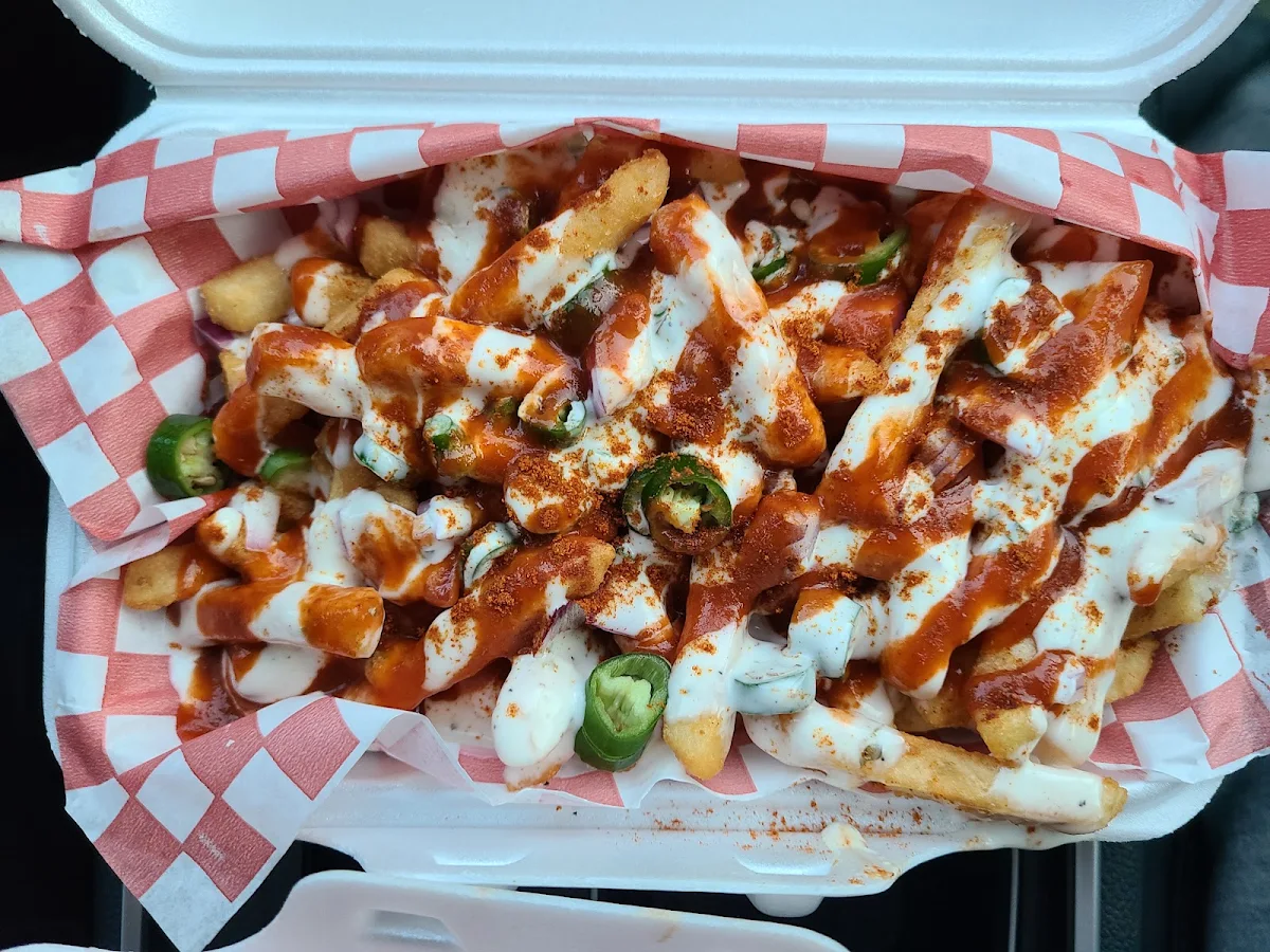 Chili Onion Fries, Chicken N’ Dough Express