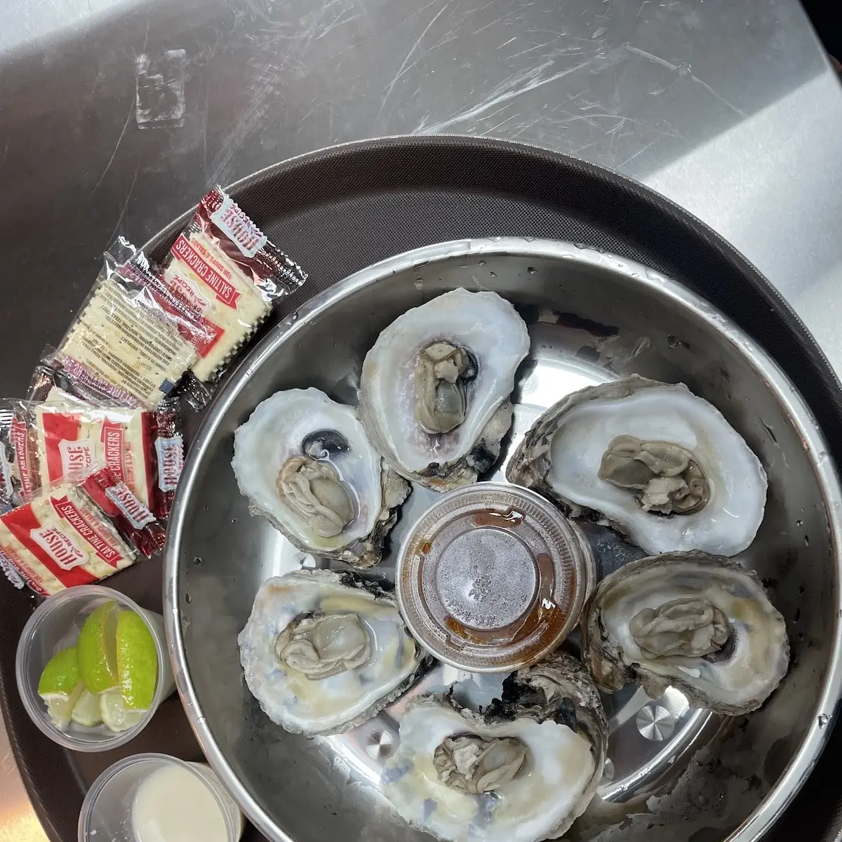 Steamed Half Shell Oysters